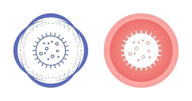 bacterias en icono de vector de diapositiva