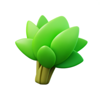 Grüner Salat 3d Rendern Symbol Illustration png