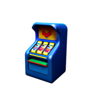 fente machine 3d le rendu icône illustration png