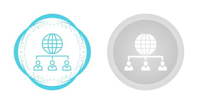 Web ClientServer Vector Icon