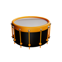 drum 3d rendering icon illustration png