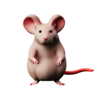 rato 3d Renderização ícone ilustração png