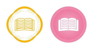 Open Book Vector Icon