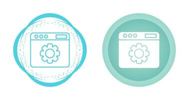 Web Settings Vector Icon