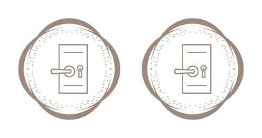 Door Security Lock Vector Icon