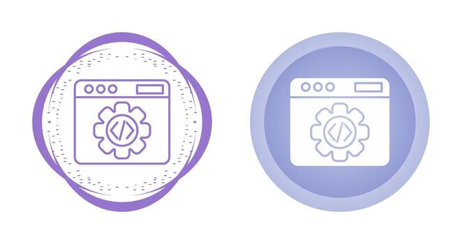 icono de vector de programación