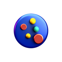 bacteria 3d rendering icon illustration png