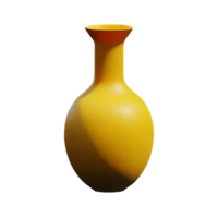 vase 3d le rendu icône illustration png