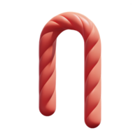 caramelo caña 3d representación icono ilustración png