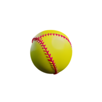 softball 3d interpretazione icona illustrazione png