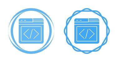 Web Programing Vector Icon