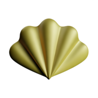 shell 3d rendering icon illustration png