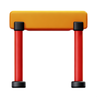 poort 3d renderen icoon illustratie png