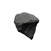 coal 3d rendering icon illustration png