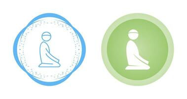 Offering Prayer Vector Icon