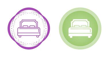 Hotel Bed Vector Icon