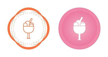 Icecream goblet Vector Icon