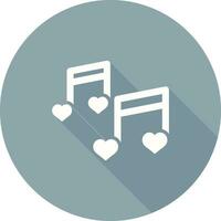 Romantic music Vector Icon