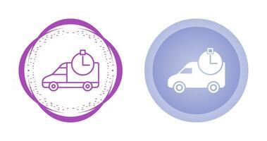Time Based Delivery Vector Icon
