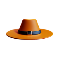 vaquero sombrero 3d representación icono ilustración png