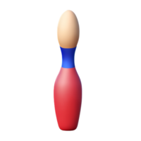 bowling 3d interpretazione icona illustrazione png