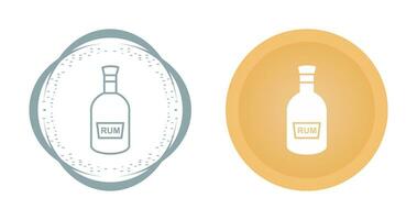 Bottle of Rum Vector Icon