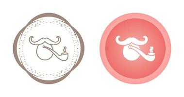 Pirate with Smoking Pipe Vector Icon