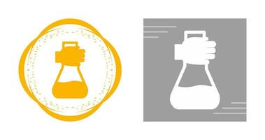 Holding Flask Vector Icon