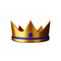 rainha coroa 3d Renderização ícone ilustração png