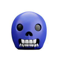 scary 3d rendering icon illustration png