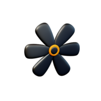 fan 3d rendering icon illustration png