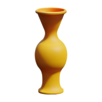 vase 3d rendering icon illustration png