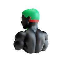 muscle 3d le rendu icône illustration png