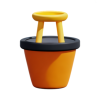 pot 3d renderen icoon illustratie png