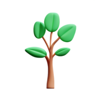 botanical 3d rendering icon illustration png
