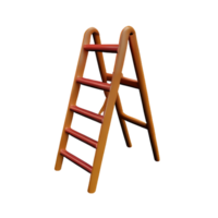 ladder 3d rendering icon illustration png