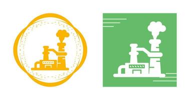 Nuclear Plant Vector Icon