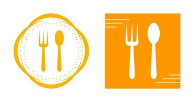 Spoon and Fork Vector Icon