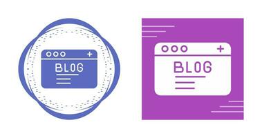 Blog Vector Icon