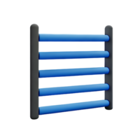 ladder 3d rendering icon illustration png