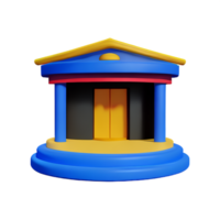 teater 3d tolkning ikon illustration png