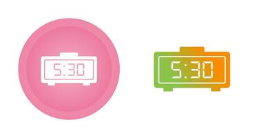 Digital Clock Vector Icon