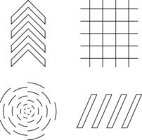 minimalista geométrico resumen forma colocar. plano diseño. vector ilustración