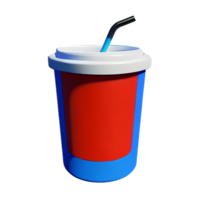 soda 3d representación icono ilustración png