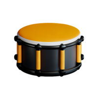 drum 3d rendering icon illustration png