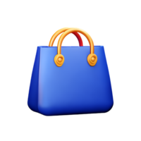 tote bag 3d rendering icon illustration png