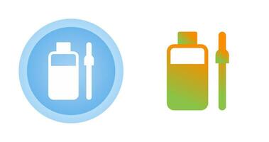 Bottle and Dropper Vector Icon