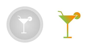 icono de vector de coctel