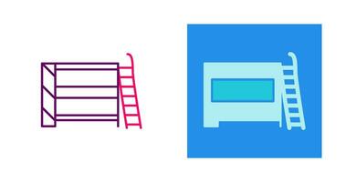 Bunk bed Vector Icon