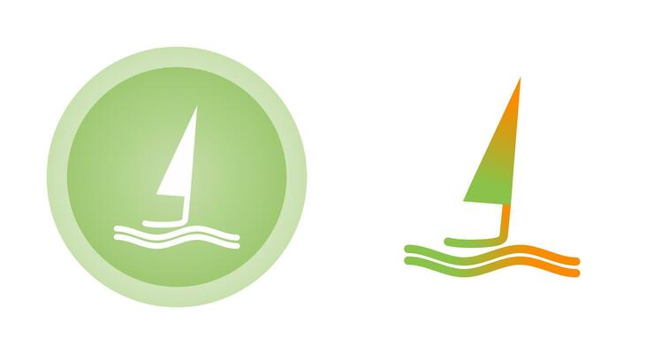 Surfing Vector Icon